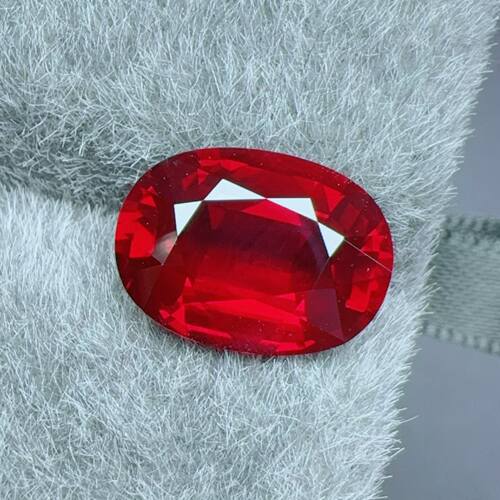 典藏级大克拉鸽血红 5.06ct 天然无烧鸽血红红宝石 GRS权威证书 - 图2