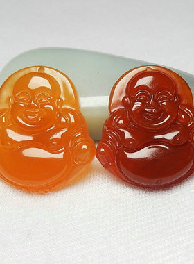 红玛瑙保平情侣宝宝款观音吊坠