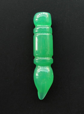 diy玛瑙玉坠冰透多彩配饰文昌笔