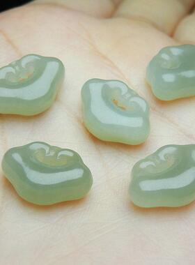 DIY吊坠挂件手绳配饰天然和田玉