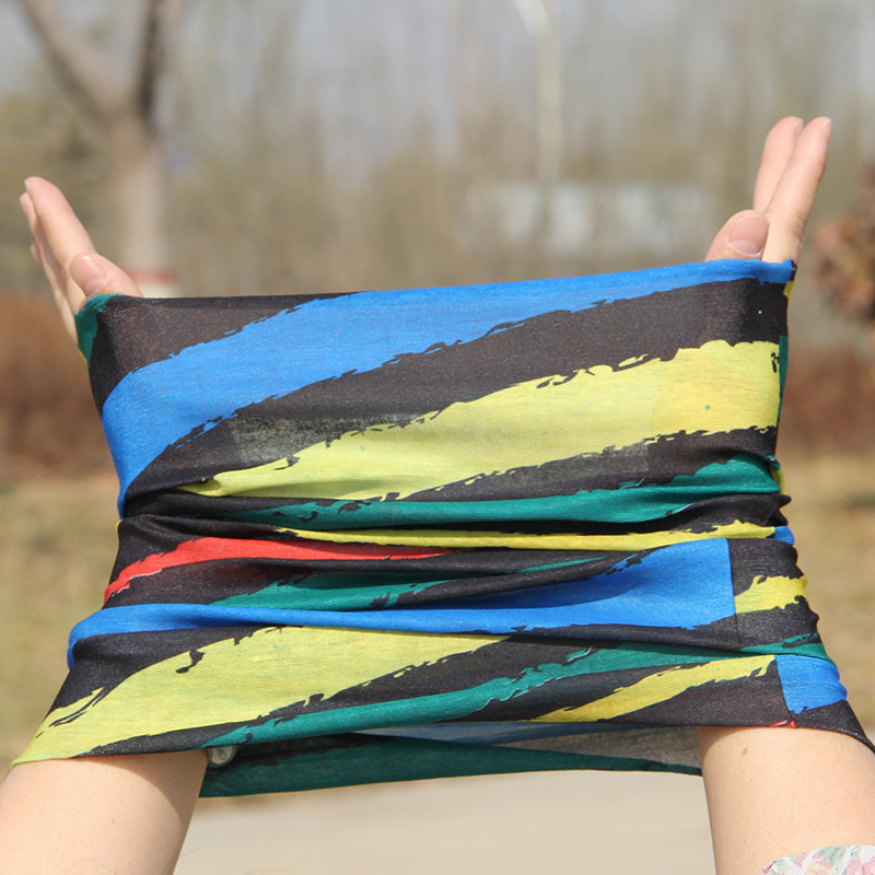 魔术头巾面巾男女夏季防晒面罩护颈脖套运动户外钓鱼骑行百变围脖 - 图1