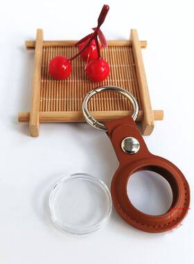 纪念币保护壳钥匙扣马币钥匙扣马年硬币挂件十元钱皮革保护套吊坠
