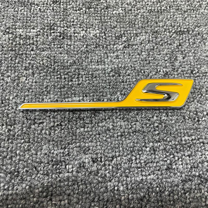 适用于奔驰新A级E级C级GLA GLC车标改装C63SA45SCLA45S尾标字标贴 - 图0