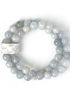 CHERIENIU手工纯银翡翠手链