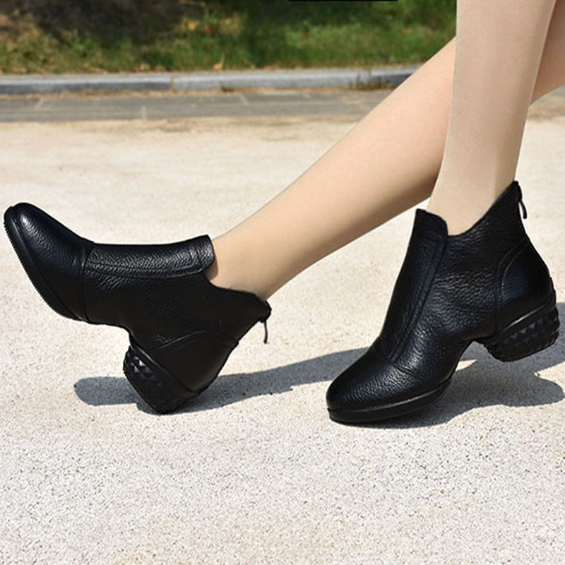 意中飞广场舞蹈鞋女2025春秋新款跳舞女鞋真皮软底成人水兵舞鞋子,淘宝优惠券,粉丝福利购,淘宝优惠卷