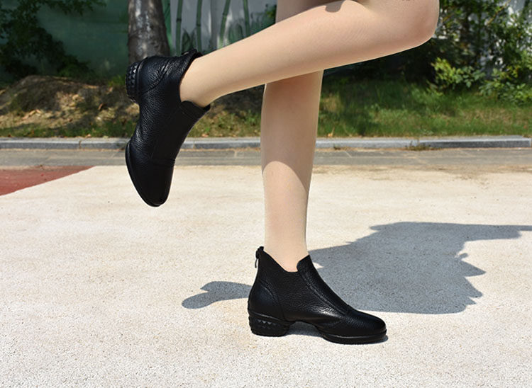 意中飞广场舞蹈鞋女2025春秋新款跳舞女鞋真皮软底成人水兵舞鞋子,淘宝优惠券,粉丝福利购,淘宝优惠卷