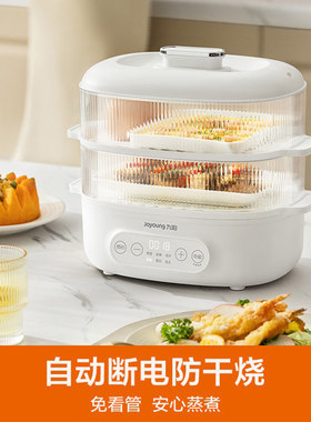 九阳电蒸锅蒸蛋电蒸笼蒸箱家用小型多功能不锈钢早餐机正品GE550