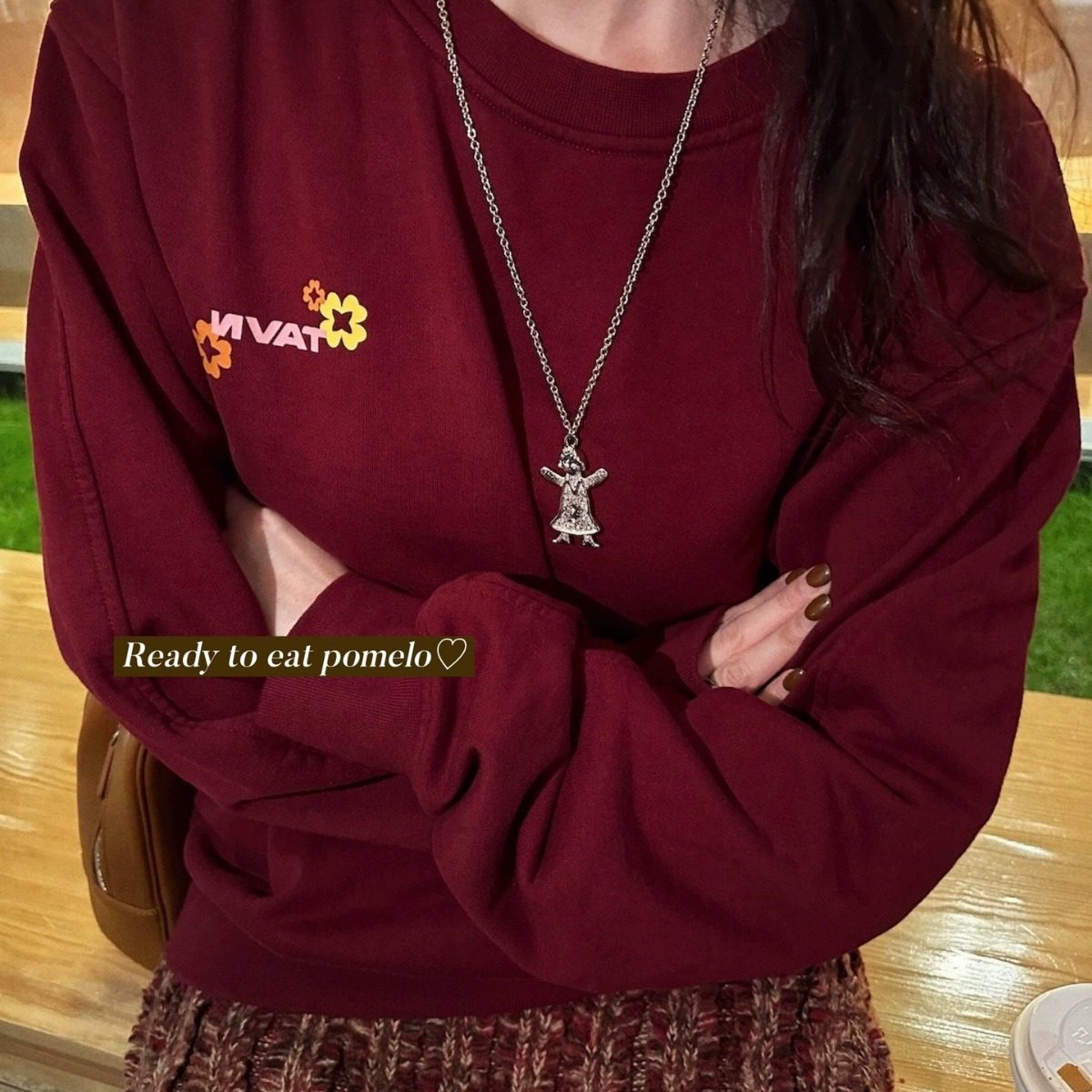 欧美饰品可爱姜饼人一家同款复古肌理珍珠水钻饰品吊坠项链毛衣链,淘宝优惠券,粉丝福利购,淘宝优惠卷