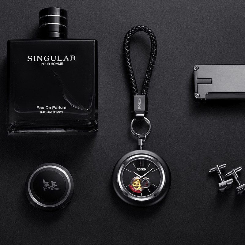 劳士顿十大无畏系列男全自动怀表 rosdn劳士顿兰蒂克国产腕表