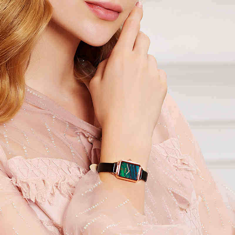 劳士顿ins风轻奢简约气质复古手表 rosdn劳士顿兰蒂克国产腕表