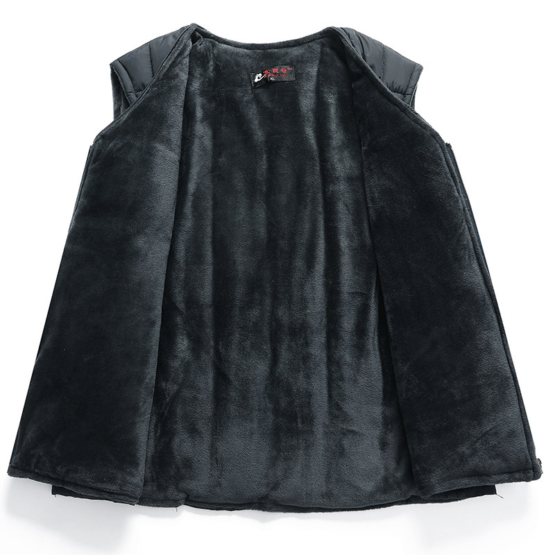 啄木鸟秋冬季男士马甲加绒加厚爸爸装保暖背心中老年宽松高档坎肩,淘宝优惠券,粉丝福利购,淘宝优惠卷