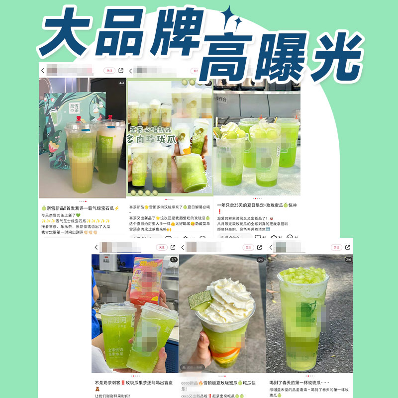哈密瓜果酱玫珑蜜瓜酱玫珑瓜酱奶茶店专用果茸玫龙玲珑瓜果泥果馅 - 图1