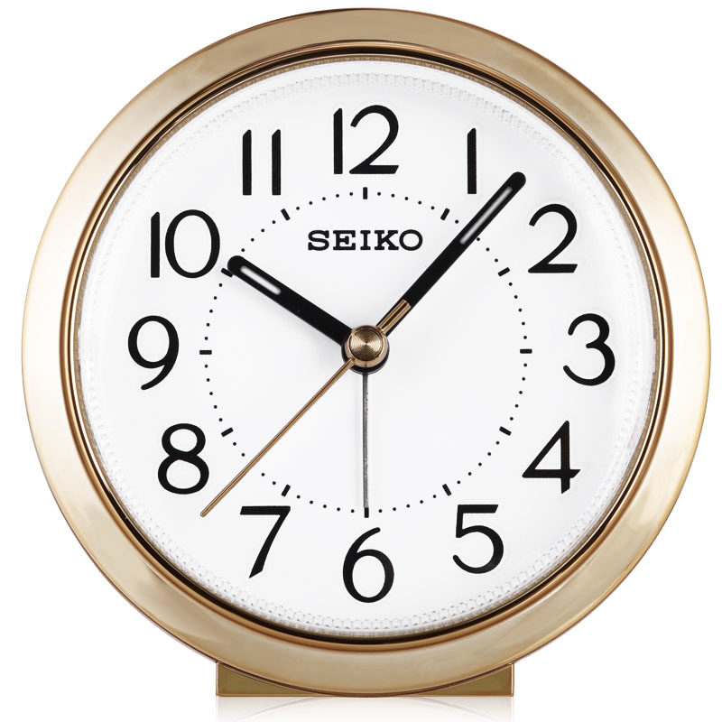seiko新款日本精工闹钟台式座钟夜光静音卧室闹铃学生用起床神器,淘宝优惠券,粉丝福利购,淘宝优惠卷