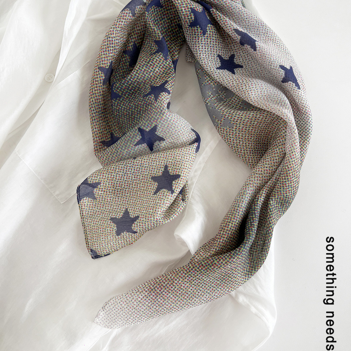 郑佰万 星星系列原创自制酸性设计头巾个性前卫方巾波点丝巾多用,淘宝优惠券,粉丝福利购,淘宝优惠卷