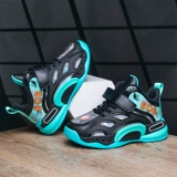 Спортивная обувь для мальчиков, новинка 2021 года, осень и зима, теплая бархатная обувь из двух хлопка, средняя и большая детская противоскользящая утолщенная детская обувь