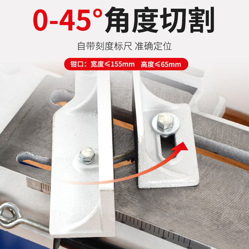 带锯 金属木工带锯机 小型多功能锯床台锯电动工具切割机卧式 - 图0