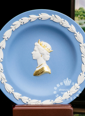 Wedgwood陶瓷情侣结婚纪念装饰盘