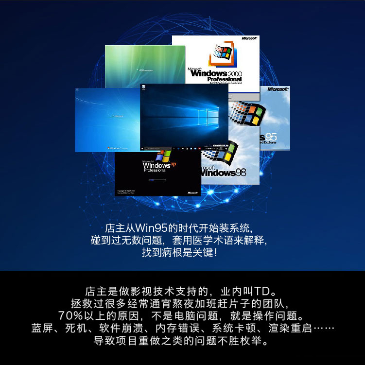 装系统win10win7win11U盘远程咨询指导window10电脑系统重装维修 - 图2