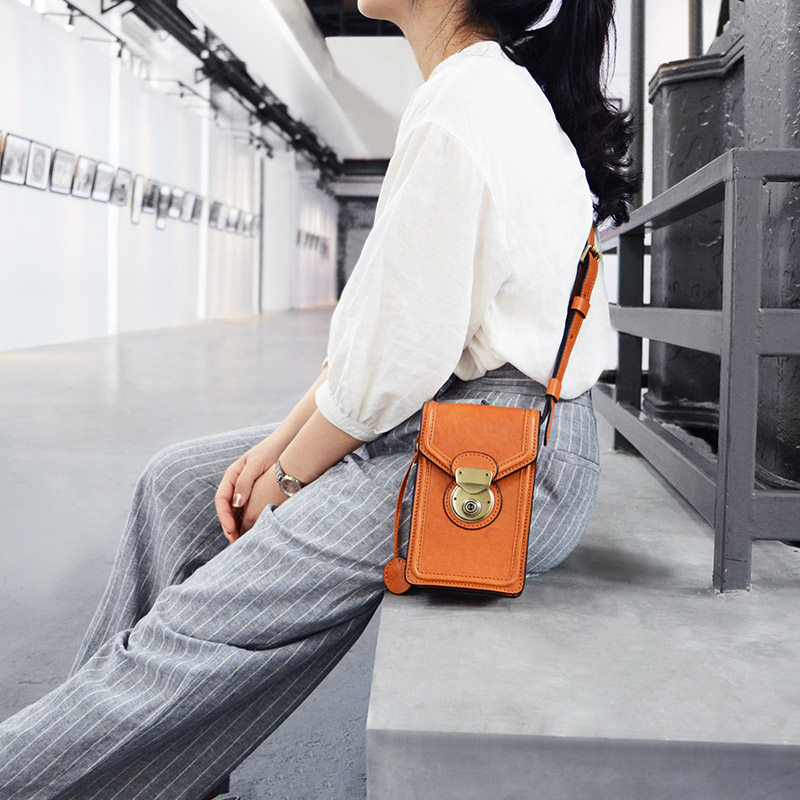 牧石手工皮包定制包包小众斜挎小包女真皮手机包复古小方包盒子包,淘宝优惠券,粉丝福利购,淘宝优惠卷