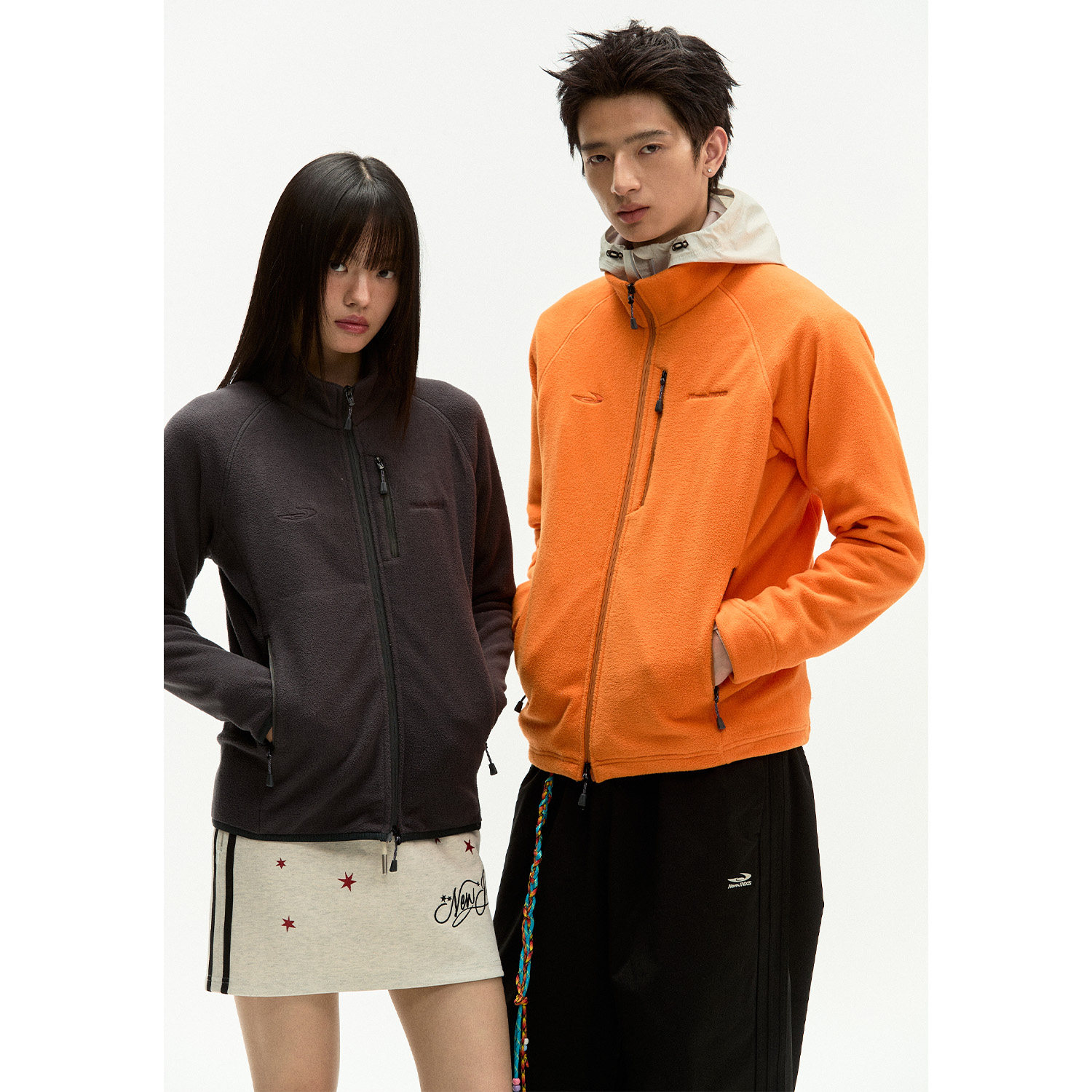 江南先生NewJNXS295g轻量保暖摇粒绒中层衣秋冬男女防风内胆外套,淘宝优惠券,粉丝福利购,淘宝优惠卷