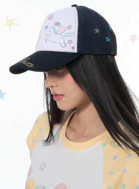 【江南先生&Kuku联名】独角兽天使星星网眼帽夏透气百搭棒球帽女
