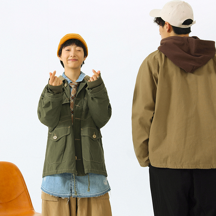 外套 日系复古灯芯绒领工装情侣夹克潮男女港风 江南先生秋季新 BF 外套 日系复古灯芯绒领工装情侣夹克潮男女港风 江南先生秋季新 BF