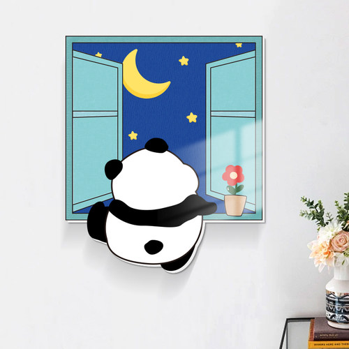 柿柿如意立体墙面遮丑墙贴墙壁改造遮洞补洞神器卧室门上美化装饰 - 图3