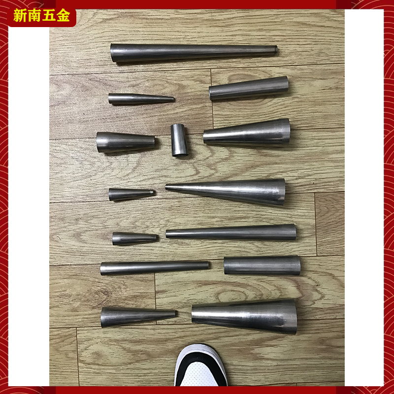 加工不锈钢锥形管脚套大转小口头单锥双锥家具桌椅子沙发脚变径管 - 图1