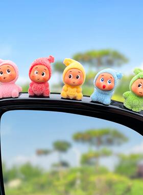 汽车内摆件2025网红新款星星人中控台上可爱有趣装饰用品女生士载