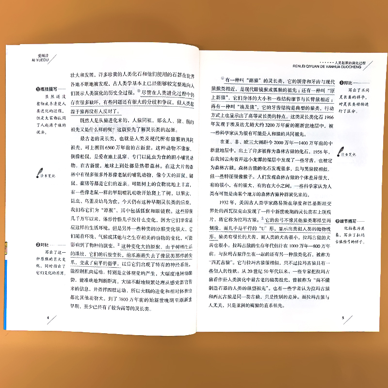 人类起源的演化过程四年级下册经典儿童文学课外书阅读的书籍正版小学生语文4下学期人教部编版故事书快乐读书吧书目少儿睡前读物 - 图1