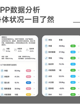 海尔体重秤家用高精准电子充电智能减肥人专用体脂秤小型2026新款