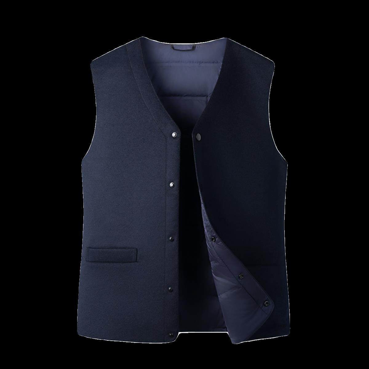 皮尔卡丹羽绒马甲男冬季内搭外穿保暖鹅绒服背心坎肩中老年爸爸装,淘宝优惠券,粉丝福利购,淘宝优惠卷