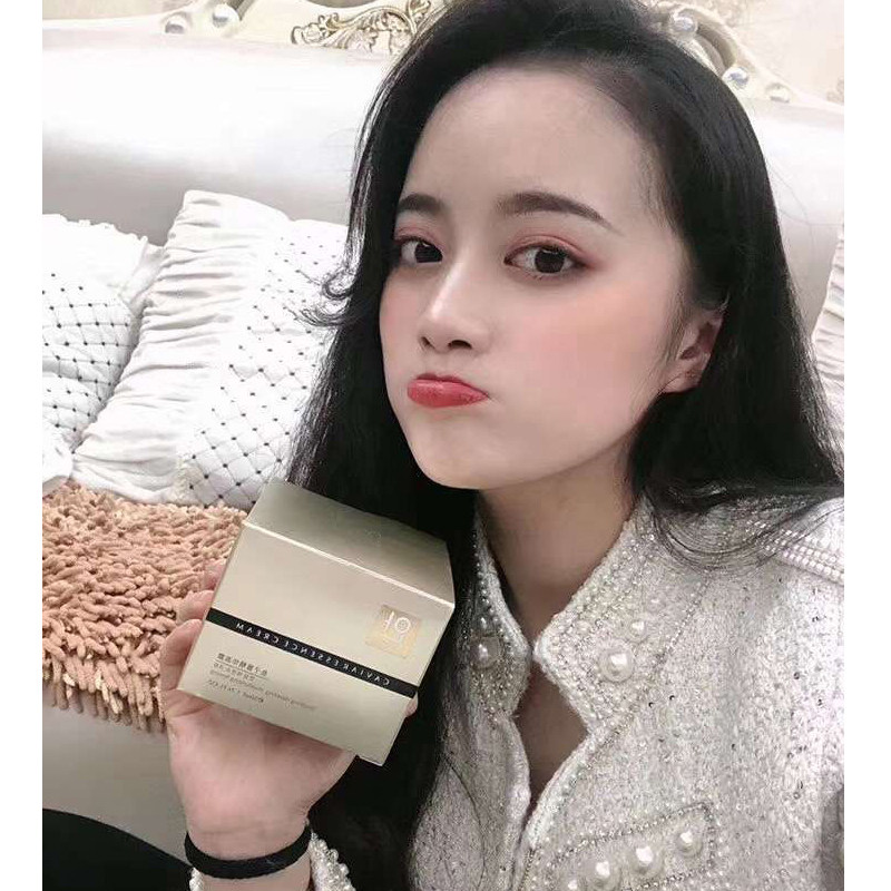 安熙美鱼子酱精华面霜熬夜滋润锁水保湿润肌肤补水护肤品正品男女