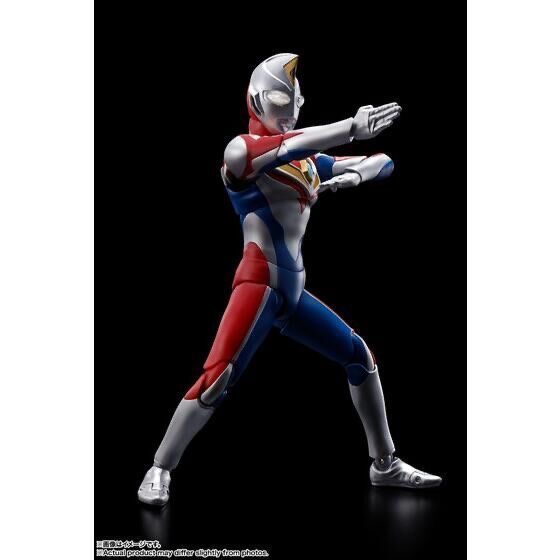 万代 SHF 真骨雕 戴拿奥特曼 闪亮型 帝拿 平成三杰可动手办