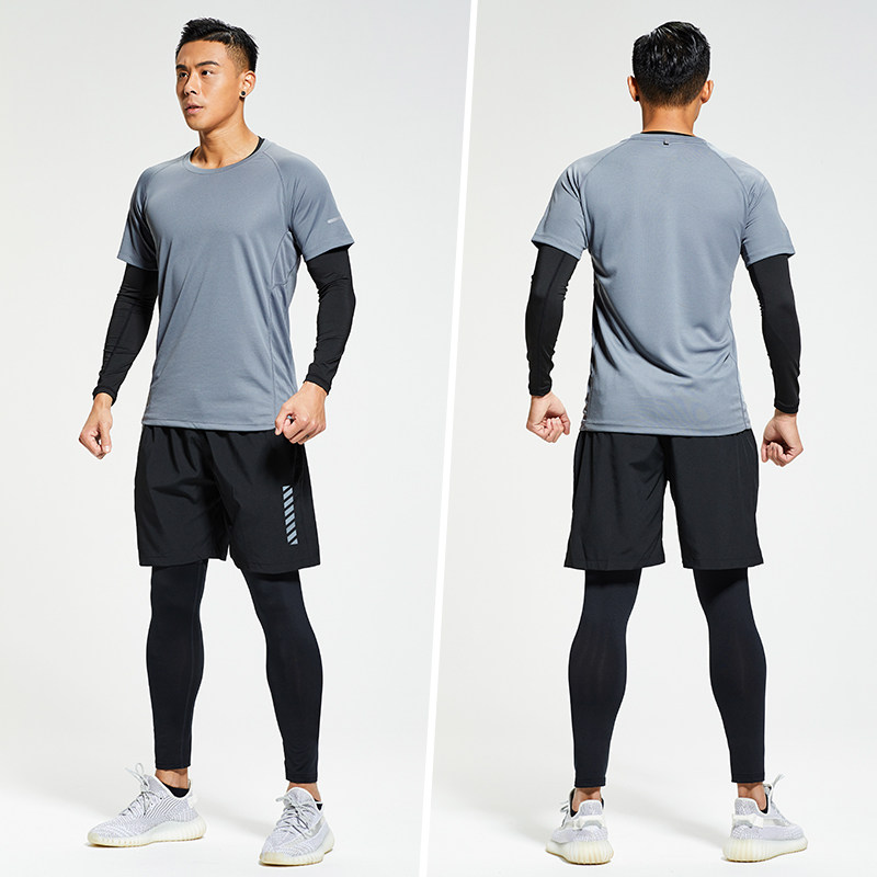跑步套装男运动骑行篮球装备训练房紧身速干晨跑秋冬保暖健身衣服,淘宝优惠券,粉丝福利购,淘宝优惠卷