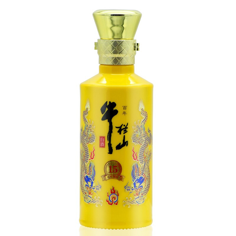 北京牛栏山二锅头百年特酿15小黄龙42度浓香型白酒 500ml-图1