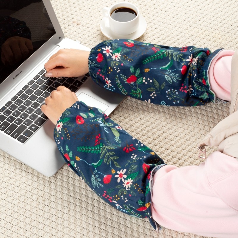 纯棉秋冬袖套可套棉服男女防污护袖宽松大码加肥加长棉服袖套长袖,淘宝优惠券,粉丝福利购,淘宝优惠卷