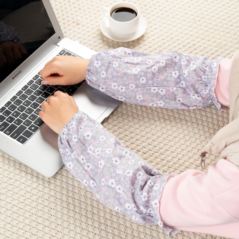 纯棉秋冬袖套可套棉服男女防污护袖宽松大码加肥加长棉服袖套长袖,淘宝优惠券,粉丝福利购,淘宝优惠卷