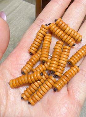 天然橄榄核6mm隔片垫片文玩配饰DIY星月菩提根佛珠手串小配件材料