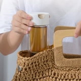 Черный муравей магнитный чай для разделения вода Стекло двойное слоя без горячей руки, чайная чашка с высокой чашкой