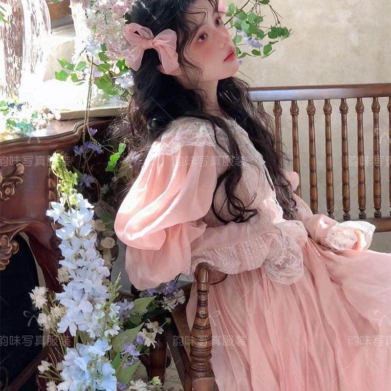 新款影楼拍照主题法式气质温柔风氛围感私房少女个人艺术照摄影服,淘宝优惠券,粉丝福利购,淘宝优惠卷