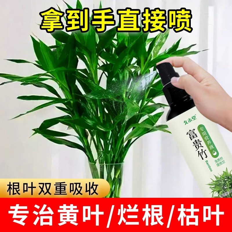 【四季翠绿】富贵竹专用营养液叶子发黄促生根液植物水培营养液,淘宝优惠券,粉丝福利购,淘宝优惠卷