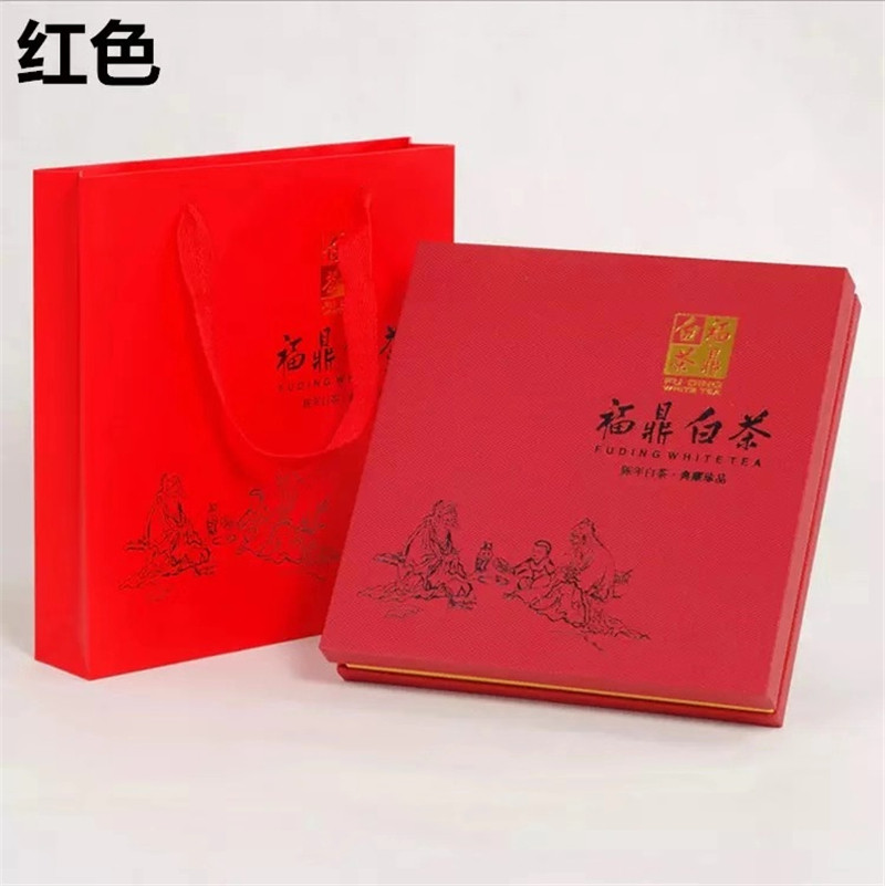 通宇福鼎白茶寿眉白牡丹空礼盒茶饼357克单饼手提盒包装礼品盒,淘宝优惠券,粉丝福利购,淘宝优惠卷