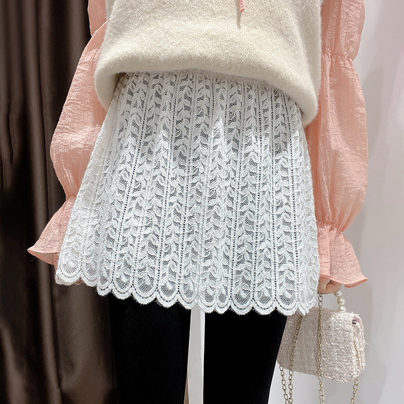蕾丝屁帘女下摆秋冬季卫衣毛衣遮屁股打底裤神器叠穿内搭遮臀裙罩,淘宝优惠券,粉丝福利购,淘宝优惠卷