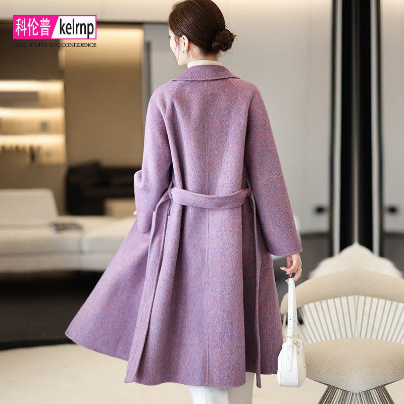 双面羊绒大衣女2025秋冬新长款流行减龄浴袍赫本风呢子羊毛呢外套,淘宝优惠券,粉丝福利购,淘宝优惠卷