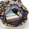 Japanese and Korean new nylon waterproof printed backpack travel