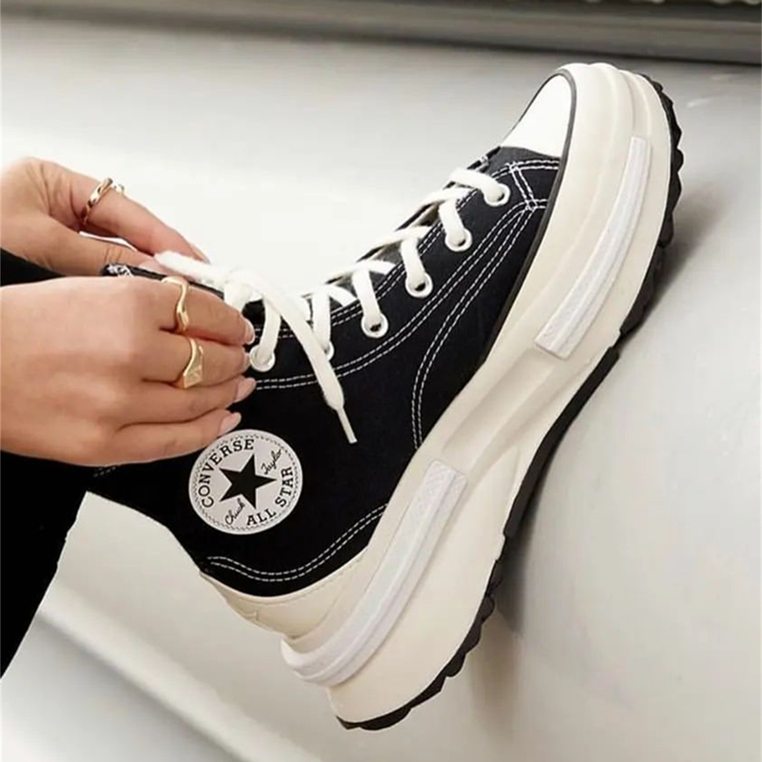 CONVERSE匡威RUN STAR LEGACY夹心厚底增高帆布鞋A00868c A00869c - 图3