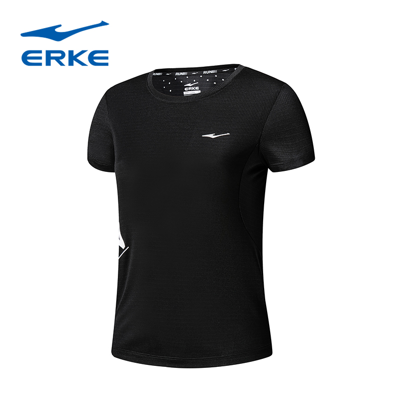 Hongxing Erke Women's Sports T-shirt 2020 Summer New Running Quick Drying T-shirt Women's Breathable and Comfortable Sportswear