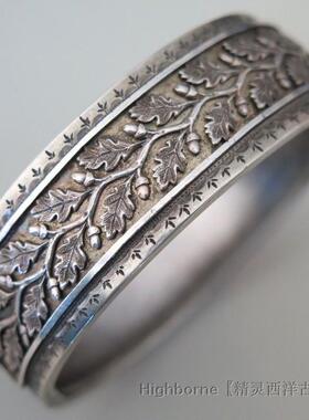 法国卡扣手镯古董首饰