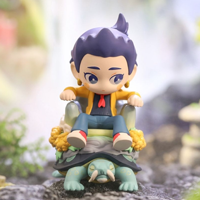 非人哉发呆哪吒十二时令花盲盒正版泡泡玛特银柳红杏桃花可爱手办